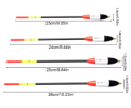 FTK 4pcs/pack Barguzinsky Fir Float Copper Fishing Float