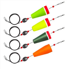 Fishing Floats Bobbers Fishing Popping Cork (Color: Green, size: 4.8in)