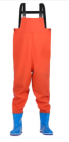 Fishing Waders For Youth (Color: orange 28 29)