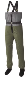 Fishing Waders Waterproof (Color: Green, size: XXL)