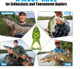 Frog Lure Soft Tube Bait Plastic Fishing Lure with Fishing Hooks Topwater Ray Frog Artificial 3D Eyes
