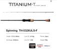 PURELURE TITANIUM-T XUL Perch Trout Bass Spinning Casting