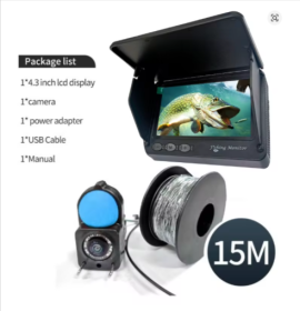Portable Fish Depth Finder (Color: 15m)