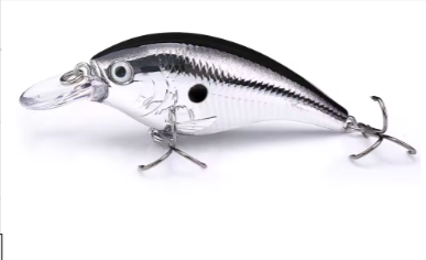 TREHOOK 6cm 10g Black Minnow Trout Fishing Baits (Color: Color I, size: 60mm 10g)