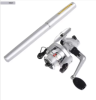 Portable Pocket Telescopic Mini Fishing Pole Pen Shape Folded Fishing Rod With Reel Wheel