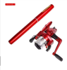 Portable Pocket Telescopic Mini Fishing Pole Pen Shape Folded Fishing Rod With Reel Wheel