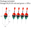 THKFISH 5pcs Fishing Float Slip Bobber