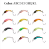 LETOYO Floating Injured Fishing Lure 40mm 1.2g Micro Lures Artificial Minnow Bait Wobblers For Trout Bass Perch