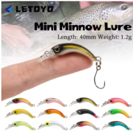 LETOYO Floating Injured Fishing Lure (Color: A, size: 1.2g 40mm)
