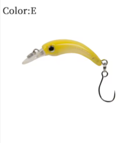 LETOYO Floating Injured Fishing Lure (Color: E, size: 1.2g 40mm)