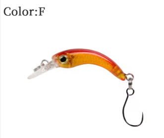 LETOYO Floating Injured Fishing Lure (Color: F, size: 1.2g 40mm)
