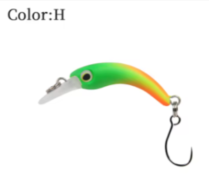 LETOYO Floating Injured Fishing Lure (Color: H, size: 1.2g 40mm)