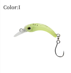 LETOYO Floating Injured Fishing Lure (Color: I, size: 1.2g 40mm)