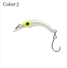 LETOYO Floating Injured Fishing Lure (Color: j, size: 1.2g 40mm)