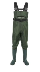 Lightweight Fishing Waders (Color: Green, size: US8)