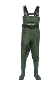 Lightweight Fishing Waders (Color: Green, size: US10)