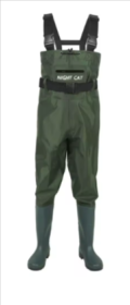 Lightweight Fishing Waders (Color: Green, size: US13)