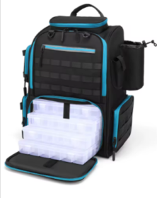 Lixada Fishing Backpack (Color: Blue, line number: 0.50mm38LB)