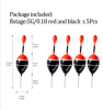 THKFISH 5pcs Fishing Float Slip Bobber