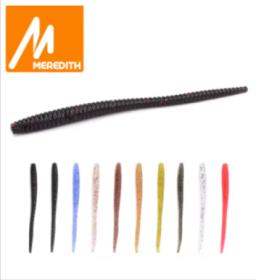 MEREDITH Simulation Earthworm (Color: T, size: 60mm 50pcs)