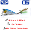 Minnow Lures Popper Set