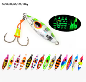 New Bee Slow Pitch Jig (Color: Orange Black, size: 30g)