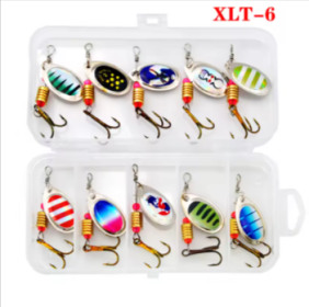 Newest Metal Spoon Spinner Fishing Lure (Color: Color B)