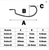 OUTKIT 10pcs mini Style Soft Worm Hooks High Carbon Steel Wide Super Lock Fishhooks Lure Softjerk Rockfishing Fishing Tackle