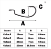 OUTKIT 10pcs mini Style Soft Worm Hooks High Carbon Steel Wide Super Lock Fishhooks Lure Softjerk Rockfishing Fishing Tackle