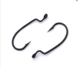 OUTKIT 10pcs mini Style Soft Worm Hooks High Carbon Steel Wide Super Lock Fishhooks Lure Softjerk Rockfishing Fishing Tackle