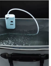 Oxygenated Fish Tank Pump (Color: Blue)
