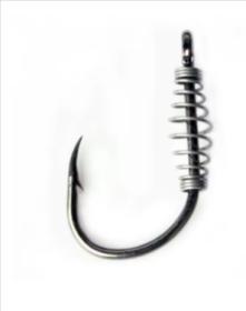 PD Fishing Gear Pipe Paid Iseini Barbed Spring Hooks Spring Hypophthalmichthys Explosive Hooks (size/color: style 1 (20pcs)8)