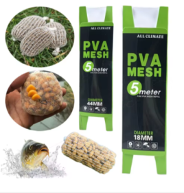 PVA Carp Fishing Mesh Fishing Lure Mesh Tube (size: 18mmx5m)
