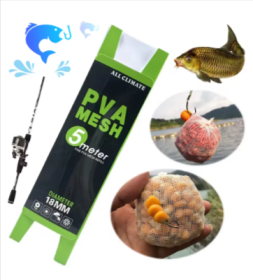 PVA Carp Fishing Mesh Fishing Lure Mesh Tube (size: 44mmx5m)
