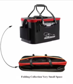 Portable Fishing Bag Collapsible Fishing Bucket (Color: 30)
