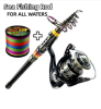 Spinning Fishing Rod and Reel Combo 1.8-3.6m