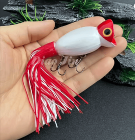 Surface Cupped Mouth Hula Popper (Color: D)