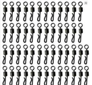 Swivel Fishing Connector (Color: 50 pcs)