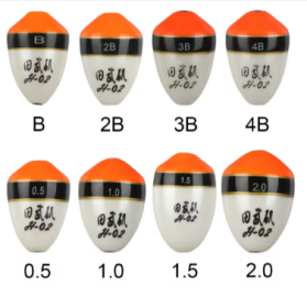Sycamore Wood Buoy Fat Fishing Float (Color: B)