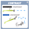TOLU 2025 NEW Design Jig Head Hook With Metal Lip