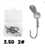 TOLU 2025 NEW Design Jig Head Hook With Metal Lip