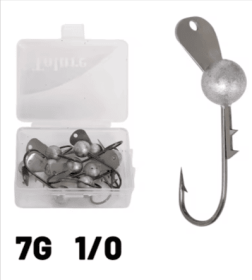 TOLU 2025 NEW Design Jig Head Hook With Metal Lip (size: size 9)