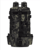 Tactical Fishing Backpack Tackle Bag with Rod Holders Fish Equipment Storage Molle Camping Hiking Outdoor Multifunctional Bag