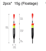 THKFISH Sea Fishing Float Slip Bobber 5g 10g 15g Floatage Freshwater Balsa Wood Slip Bobbers Buoys For Bass Fishing Tackle