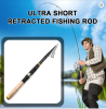 Ultrashort Telescopic Fishing Rod