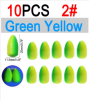 Vampfly 10pcs EVA Foam Float Bobber Buoys Bullet Oval Fishing Floats