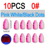 Vampfly 10pcs EVA Foam Float Bobber Buoys Bullet Oval Fishing Floats