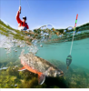 Wood Long Tail Fishing Float