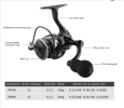 ZP 500/800 Series Spinning Fishing Reel EVA Grip Ultra Lightweight 13+1BB High Speed Gear Ratio 5.2:1 Metal Baitcasting Reel