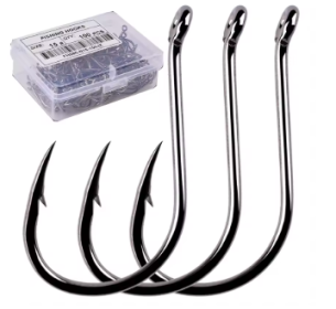 Aorace 100pcs/Box Fishing Hooks (size: 10)